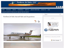 Tablet Screenshot of northernjetsales.org